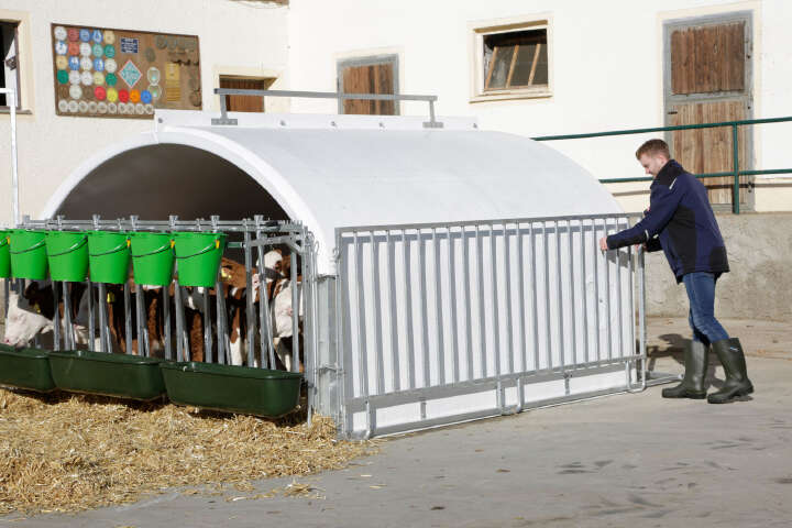 KERBL Hütte CalfHouse Premium XXL ohne Umzäunung